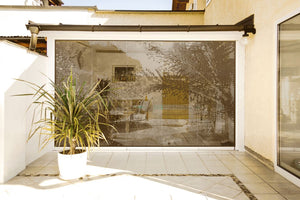 Perforated fern design for residential window